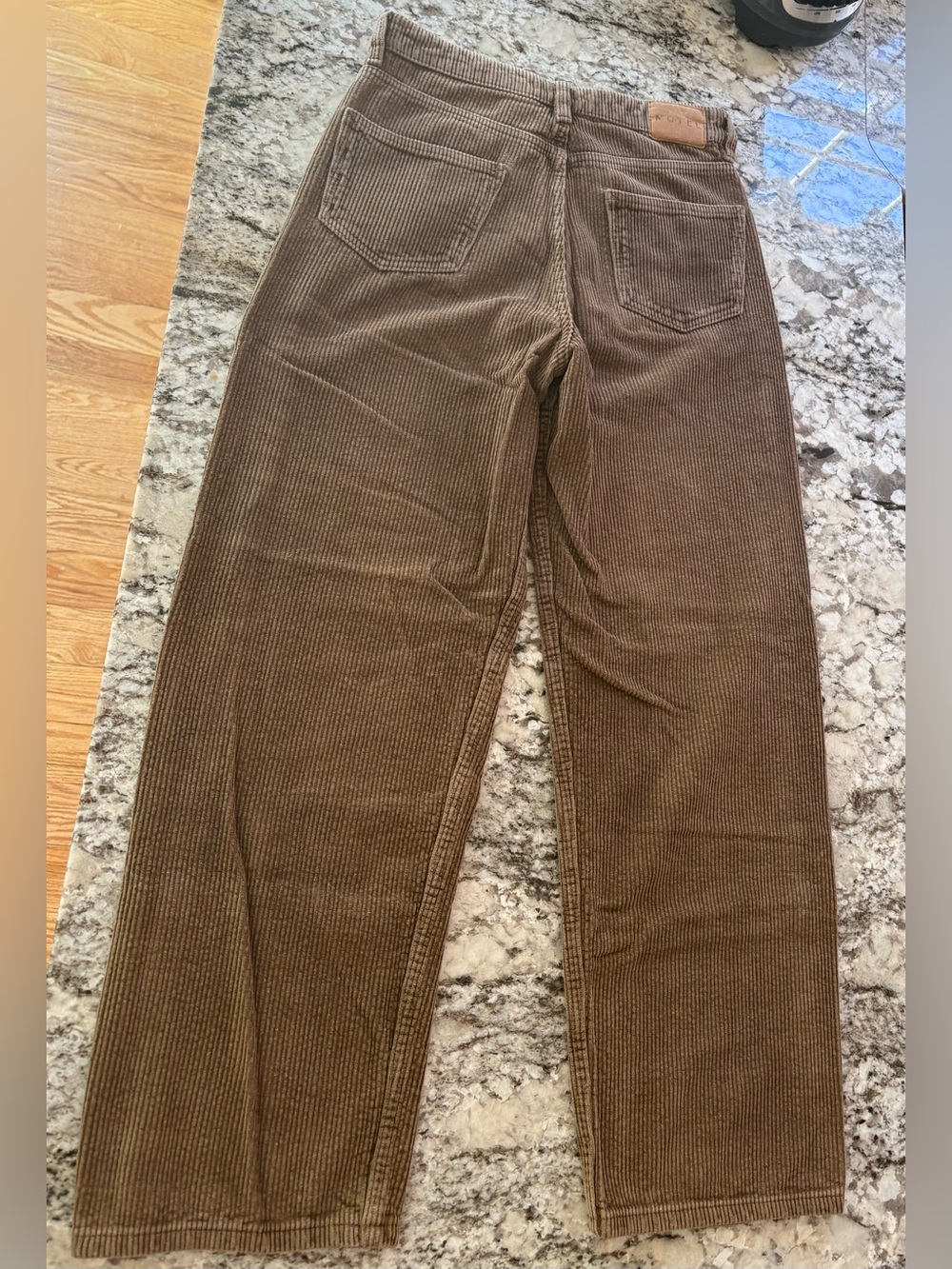 Chocolate 90s Parallel Cord High Rise Jeans Petite - Picture 5 of 11